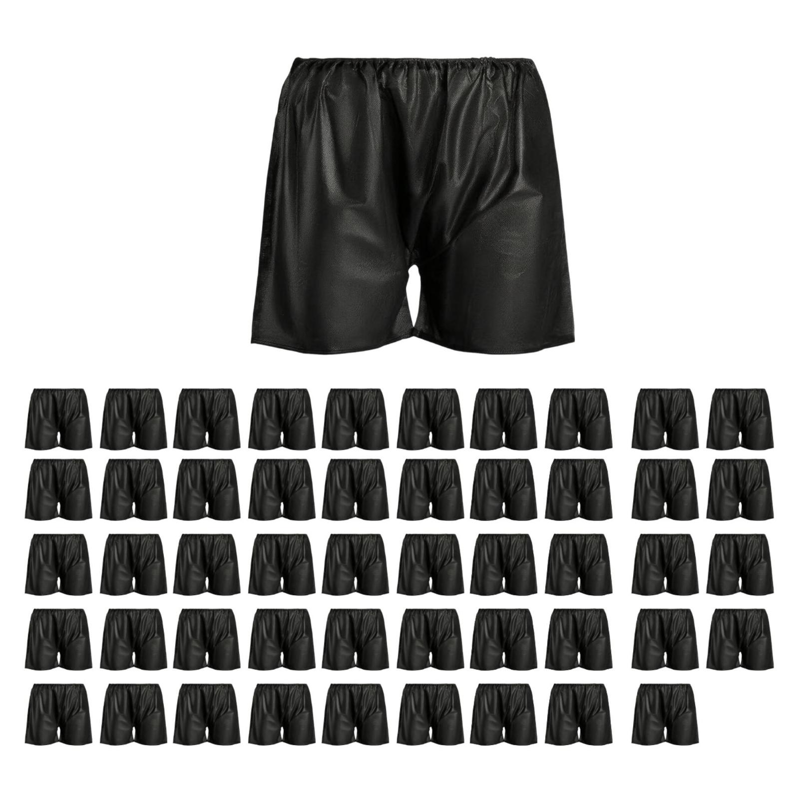 Spa Massager - Wegwerpzwart ondergoed voor mannen, non-woven, 50