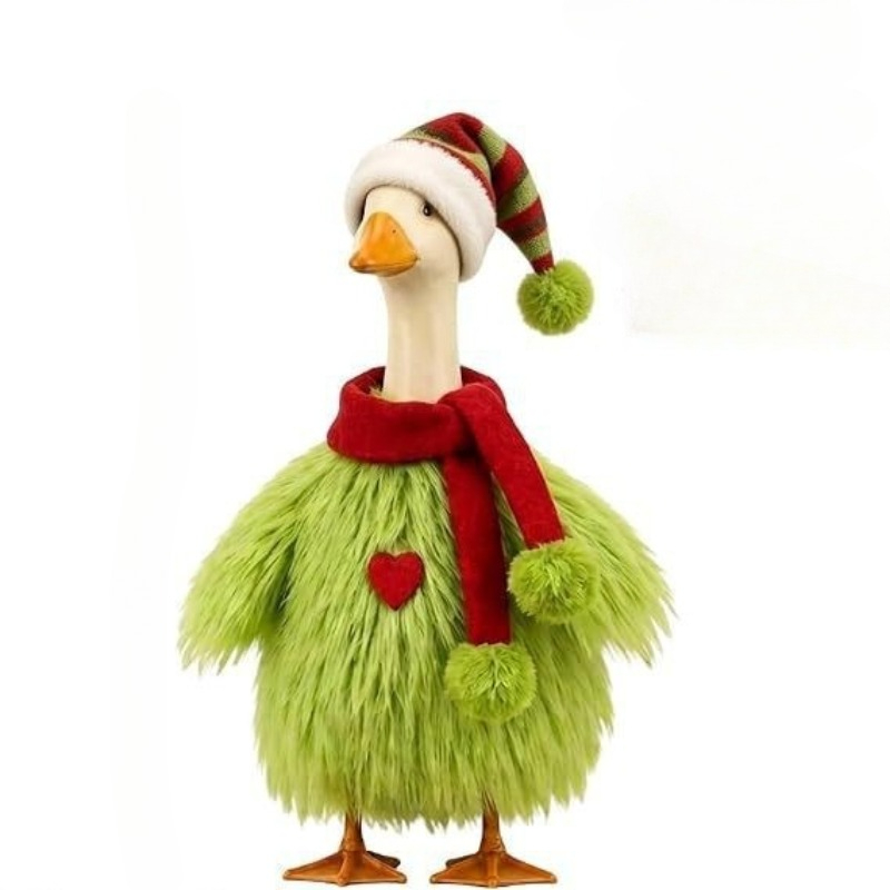 Bathrobe - 23'' Porch Goose Kerstoutfit, Pluche Badjas