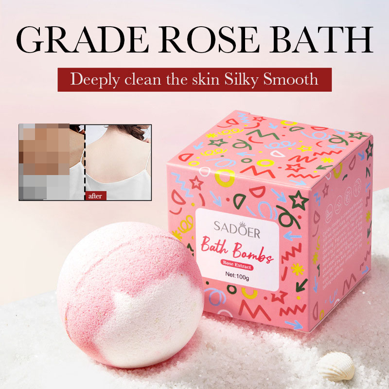 Bath Salts - Zoutbal SADOER Rozenbadbal Diep reinigend lichaam