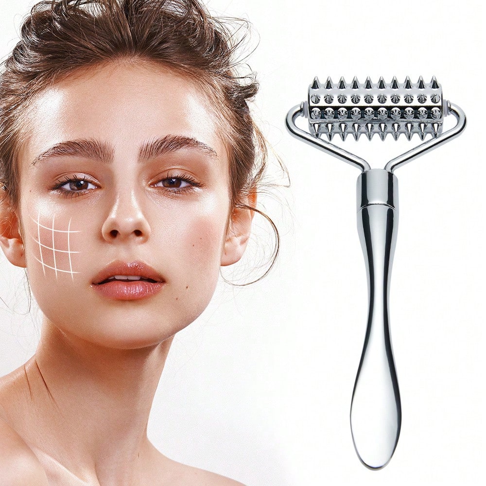Foot Spa - Roestvrijstalen gezichtsmassageroller Deep Tissue Massage Tool
