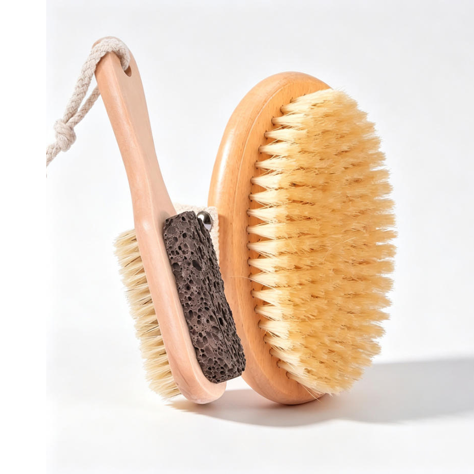 Body Brush - 2 stuks: borstel voor het droog