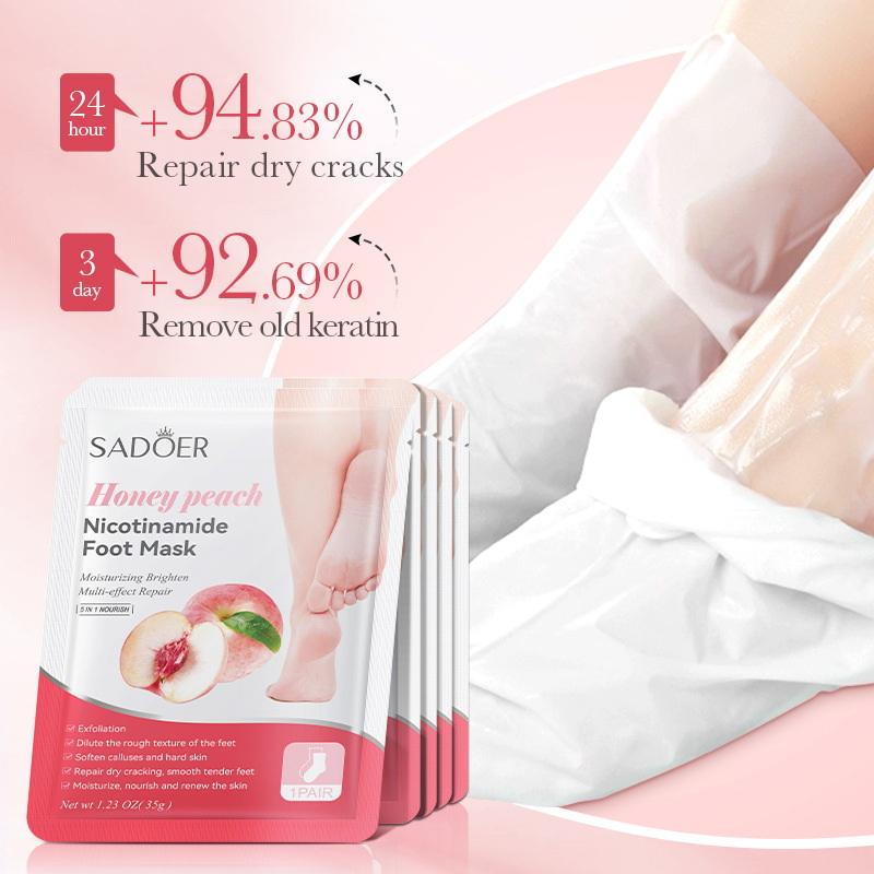 Foot Spa - 1 Paar SADOER Fruit Voetmasker Hydraterend