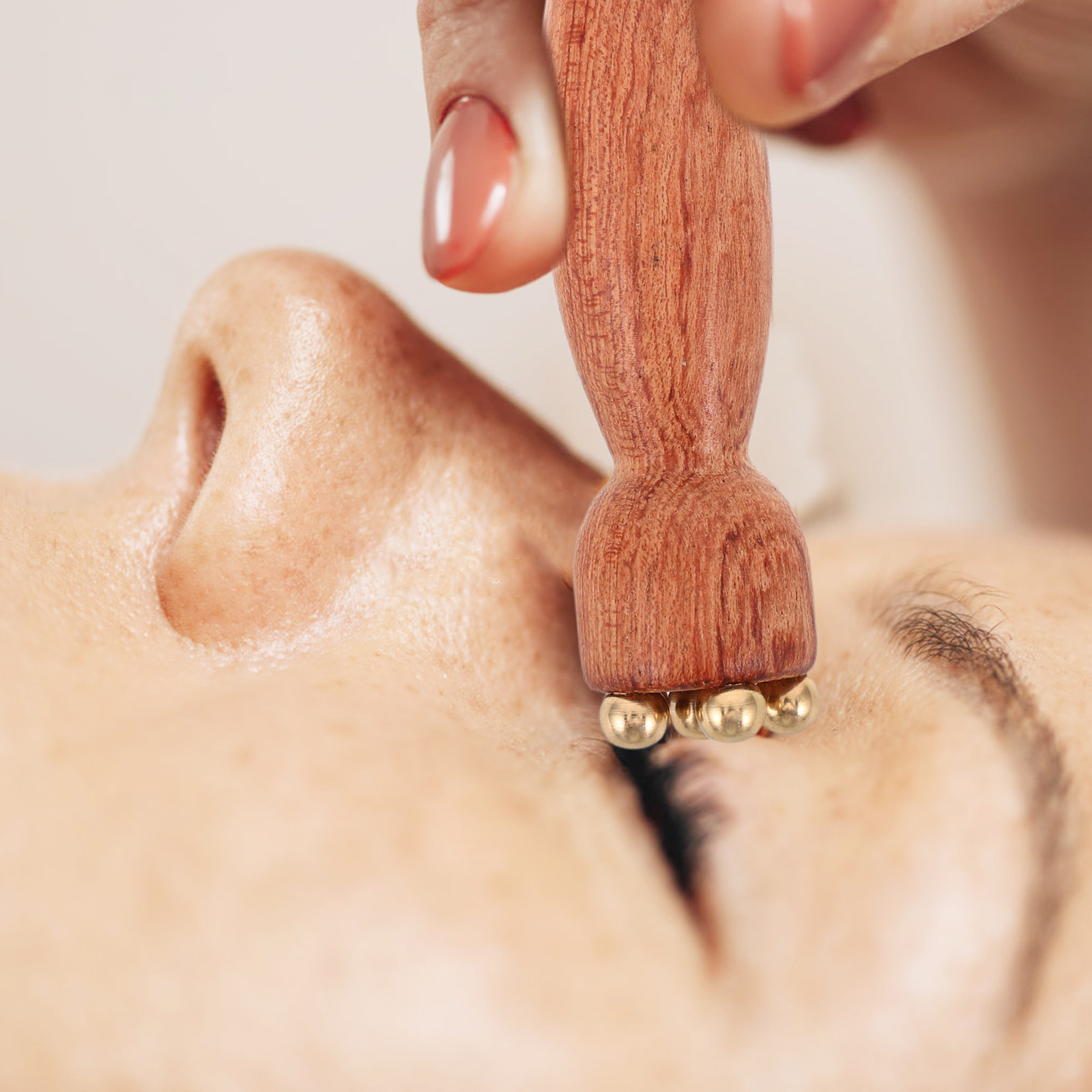 Houten oogmassage-apparaat met - Spa Massager recensie en prijs