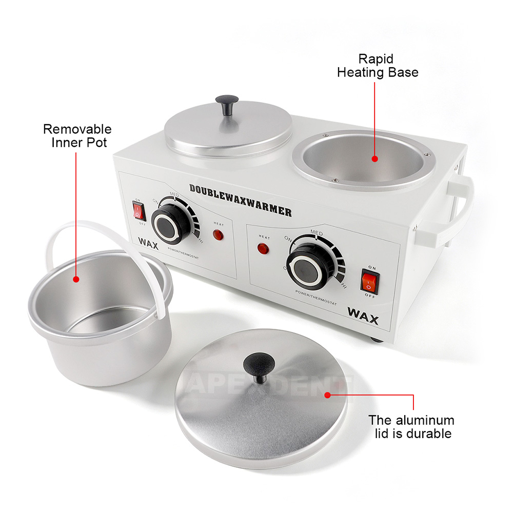 500CC Dubbele Pot Wax Smeltmac - Wax Warmer recensie en prijs