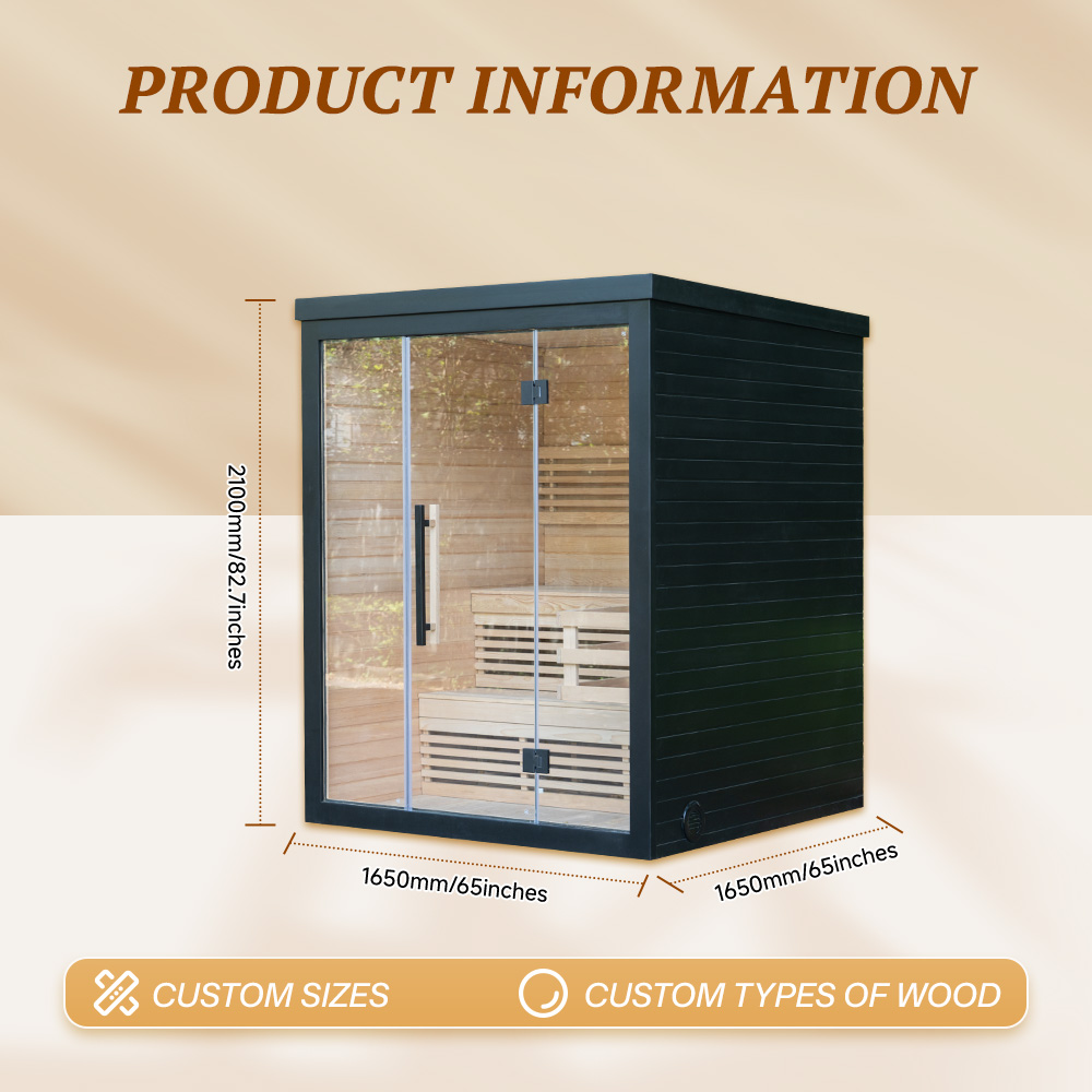 Luxe binnen sauna voor 1-2 per - Spa Wellness Gym recensie en prijs