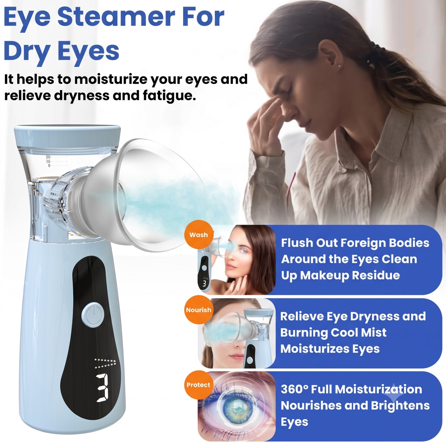 Oog Nano Luchtbevochtiger Vern - Face Steamer recensie en prijs
