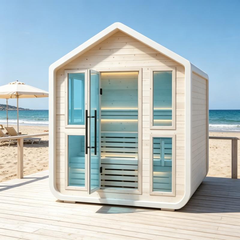 Luxe sauna cabine op maat, mas - Spa Wellness Gym recensie en prijs