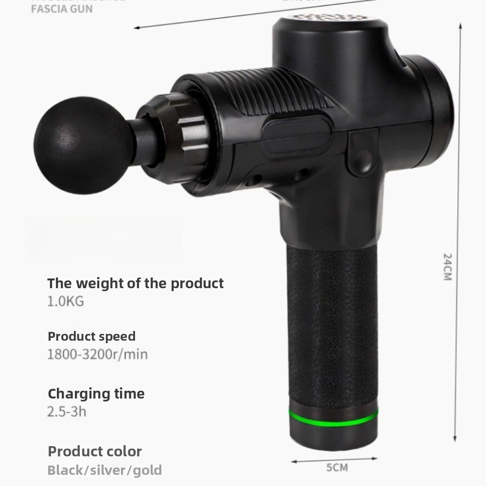 Draagbare percussie fascia mas - Massage Gun recensie en prijs