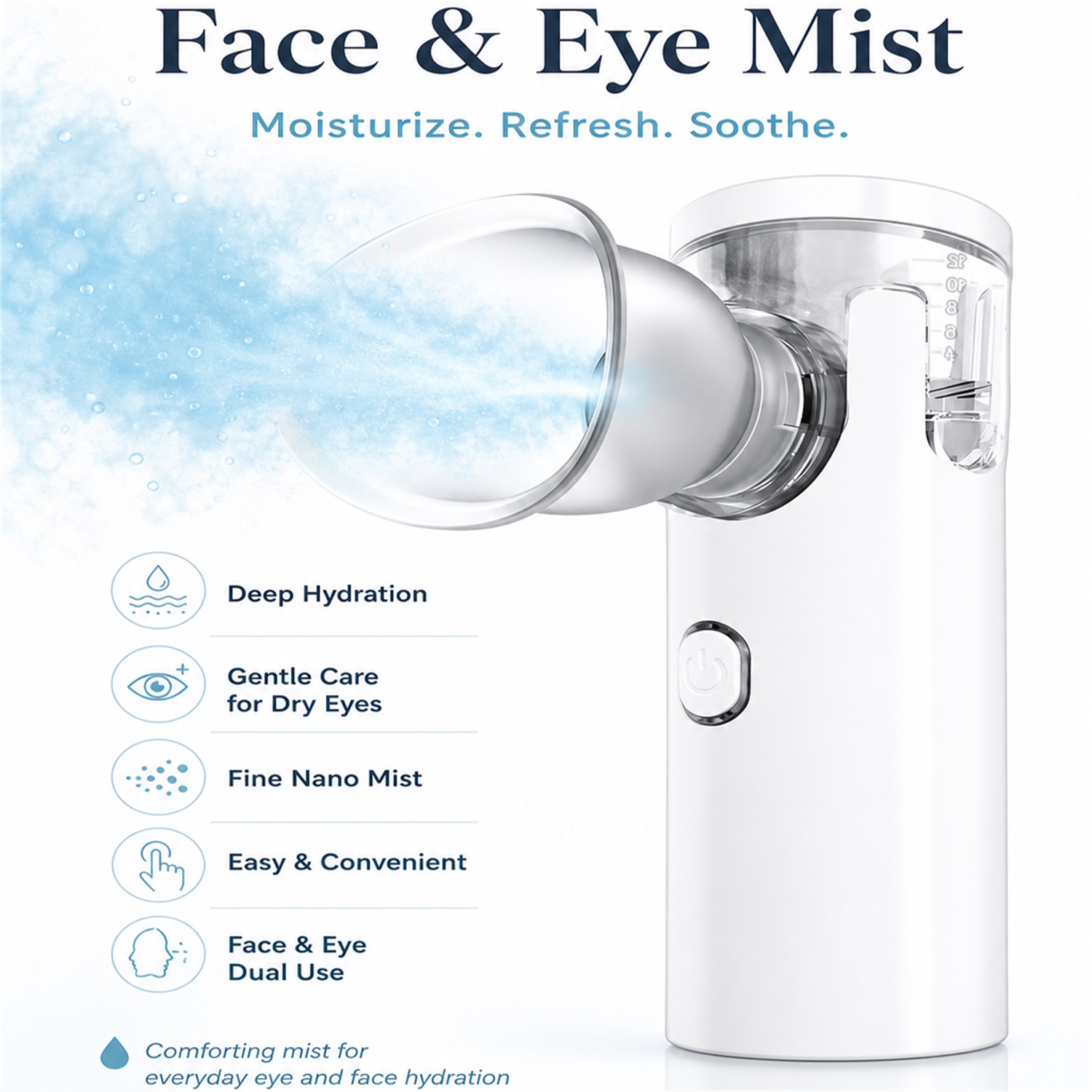 Nano Spray Oogmassageapparaat  - Face Steamer recensie en prijs