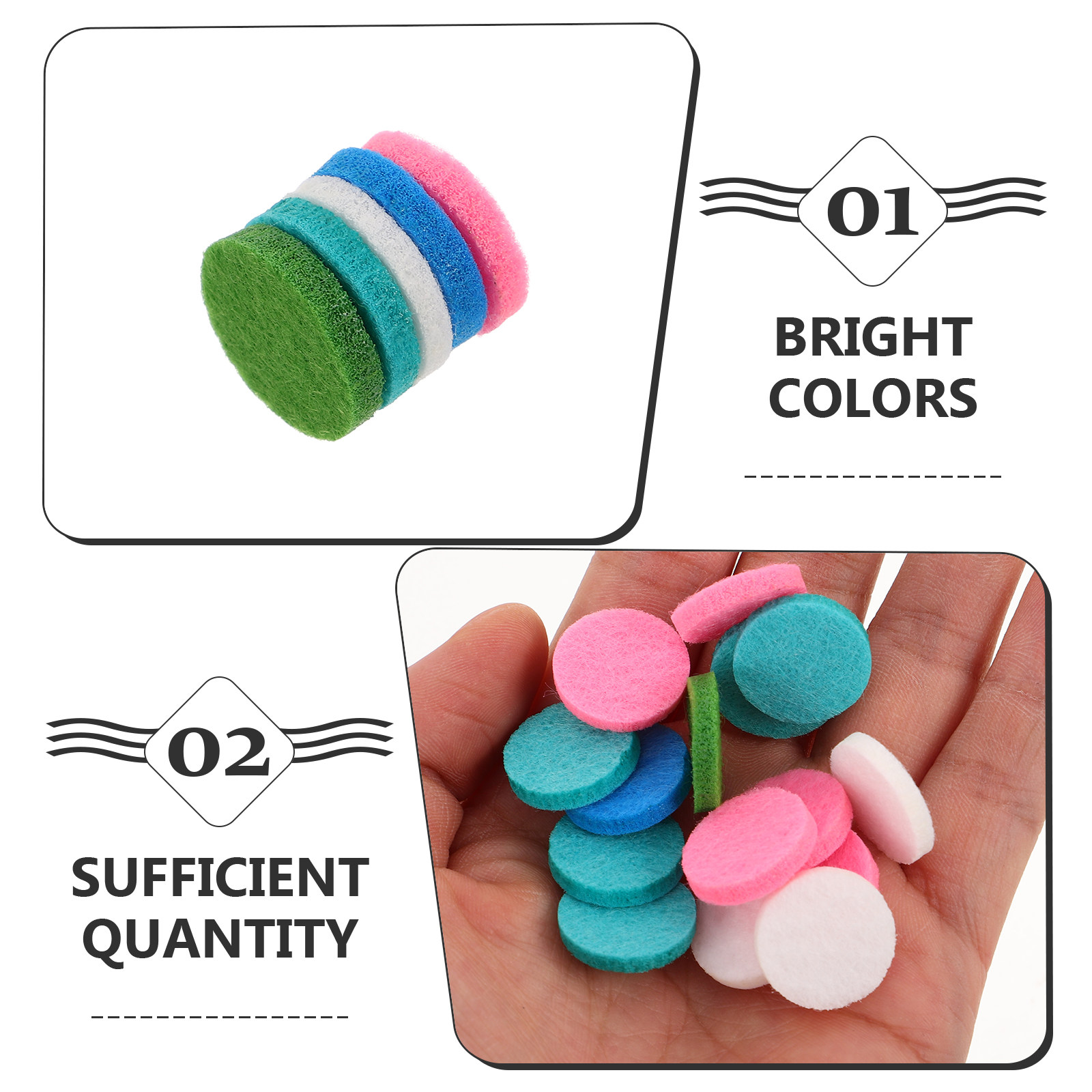 50 stuks ronde geurpads van ka - Aromatherapy Diffuser recensie en prijs