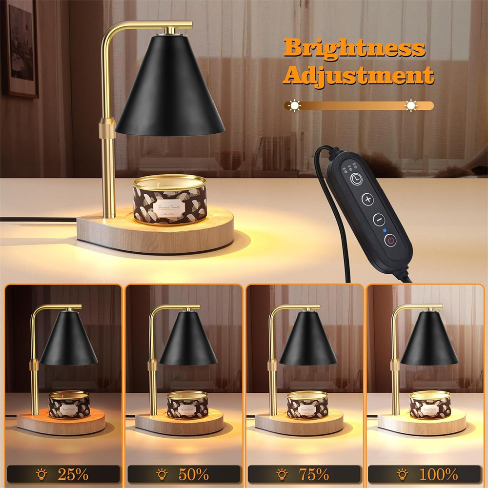 Zwarte kaarsenwarmerlamp met t - Wax Warmer recensie en prijs