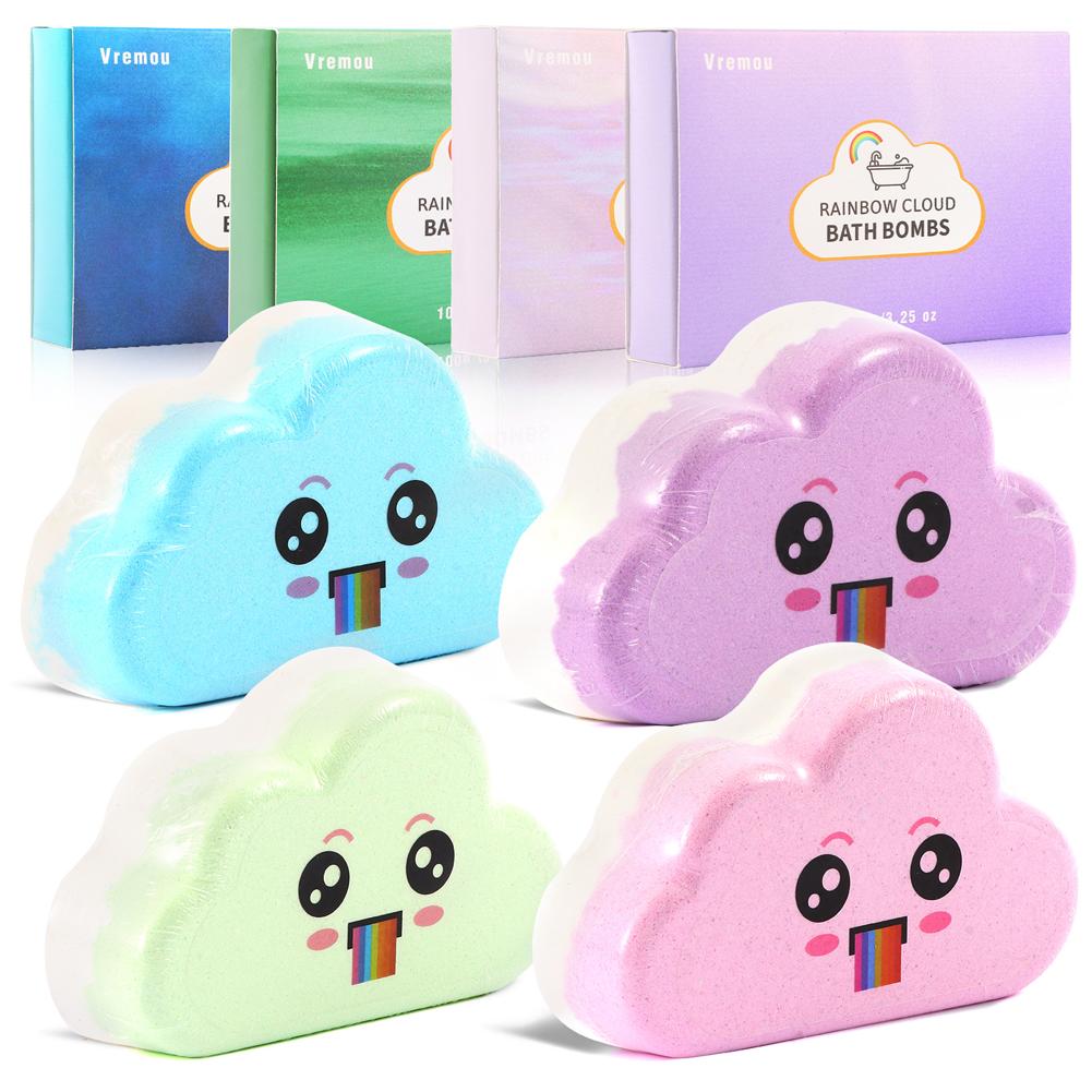 Regenboogwolk badbal voor kind - Bath Salts recensie en prijs