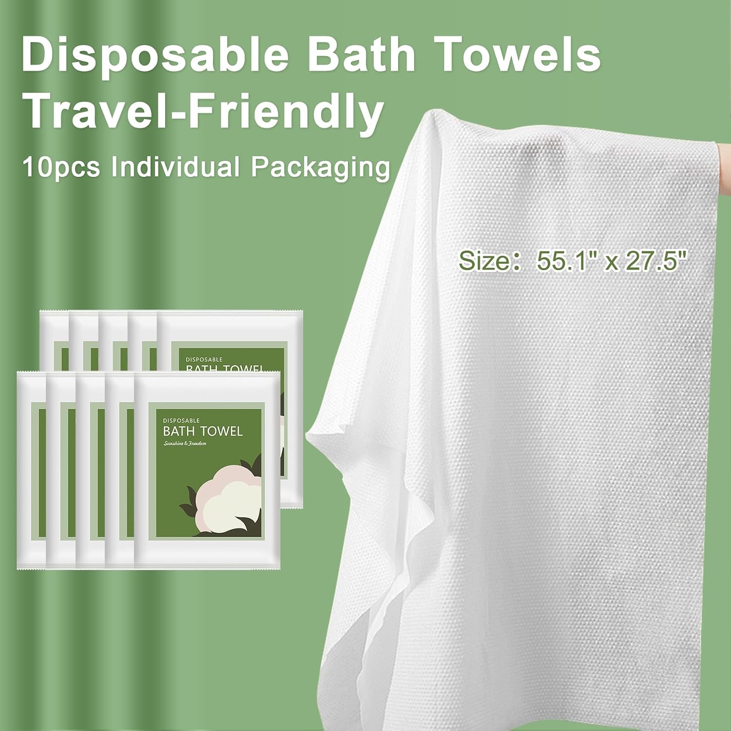 Wegwerpbadhanddoeken 10 stuks  - Spa Towel recensie en prijs
