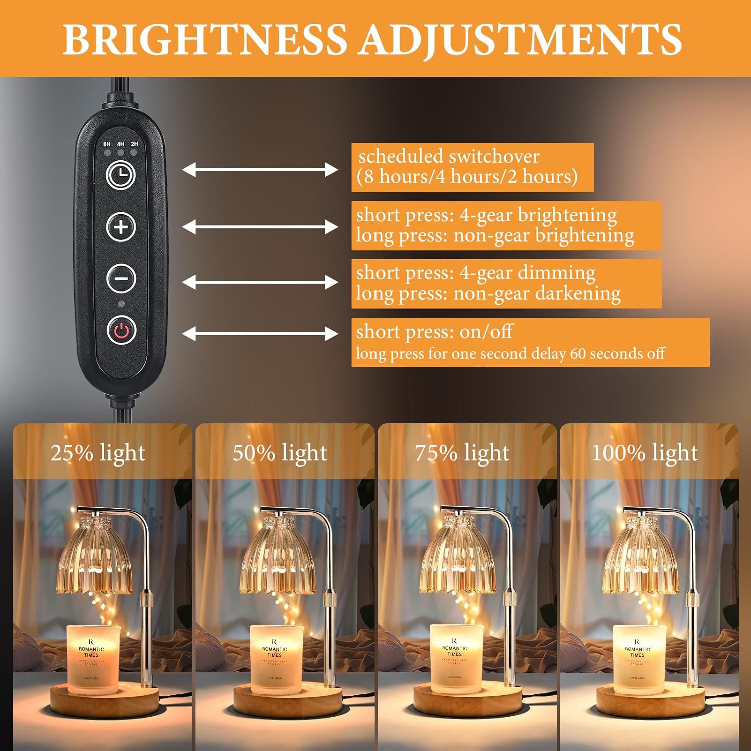 Verstelbare hoogte aromatherap - Wax Warmer recensie en prijs