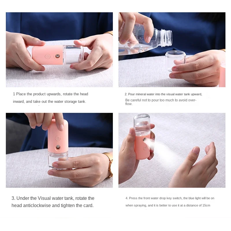 Mini draagbare luchtbevochtige - Face Steamer recensie en prijs