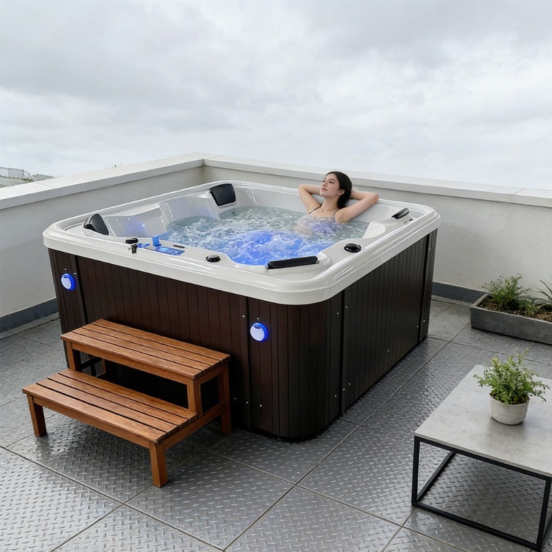 Massagebad Acryl Whirlpool Spa - Hot Tub recensie en prijs