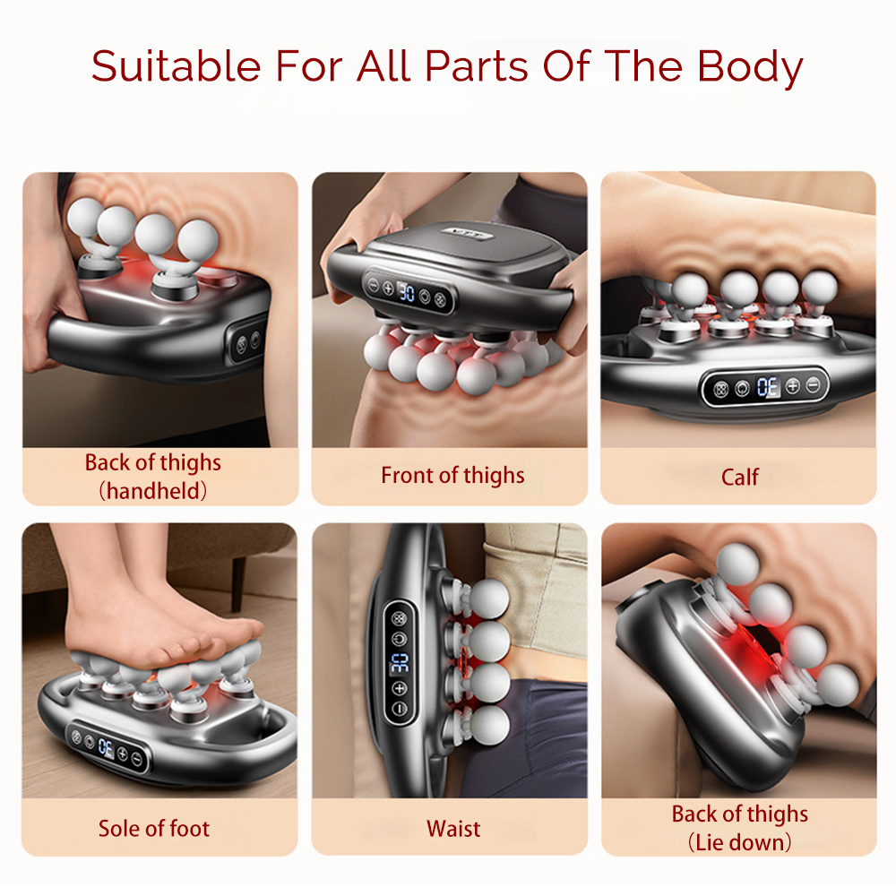 16-Head Fascia Gun Hoogfrequen - Massage Gun recensie en prijs