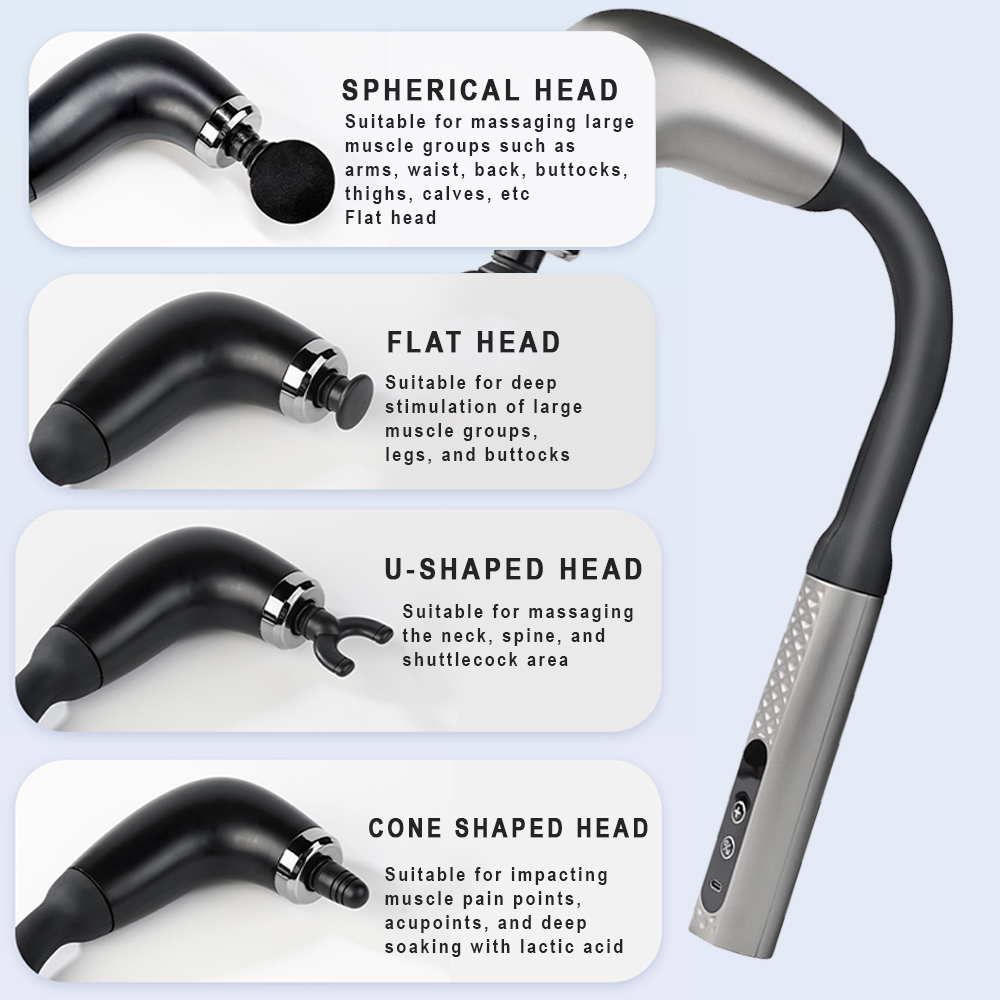 Draagbaar fasciaal massagepist - Massage Gun recensie en prijs