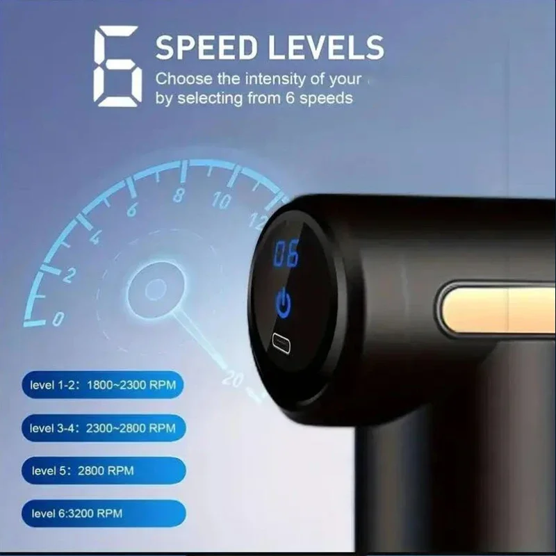Draagbaar fasciaal massagepist - Massage Gun recensie en prijs