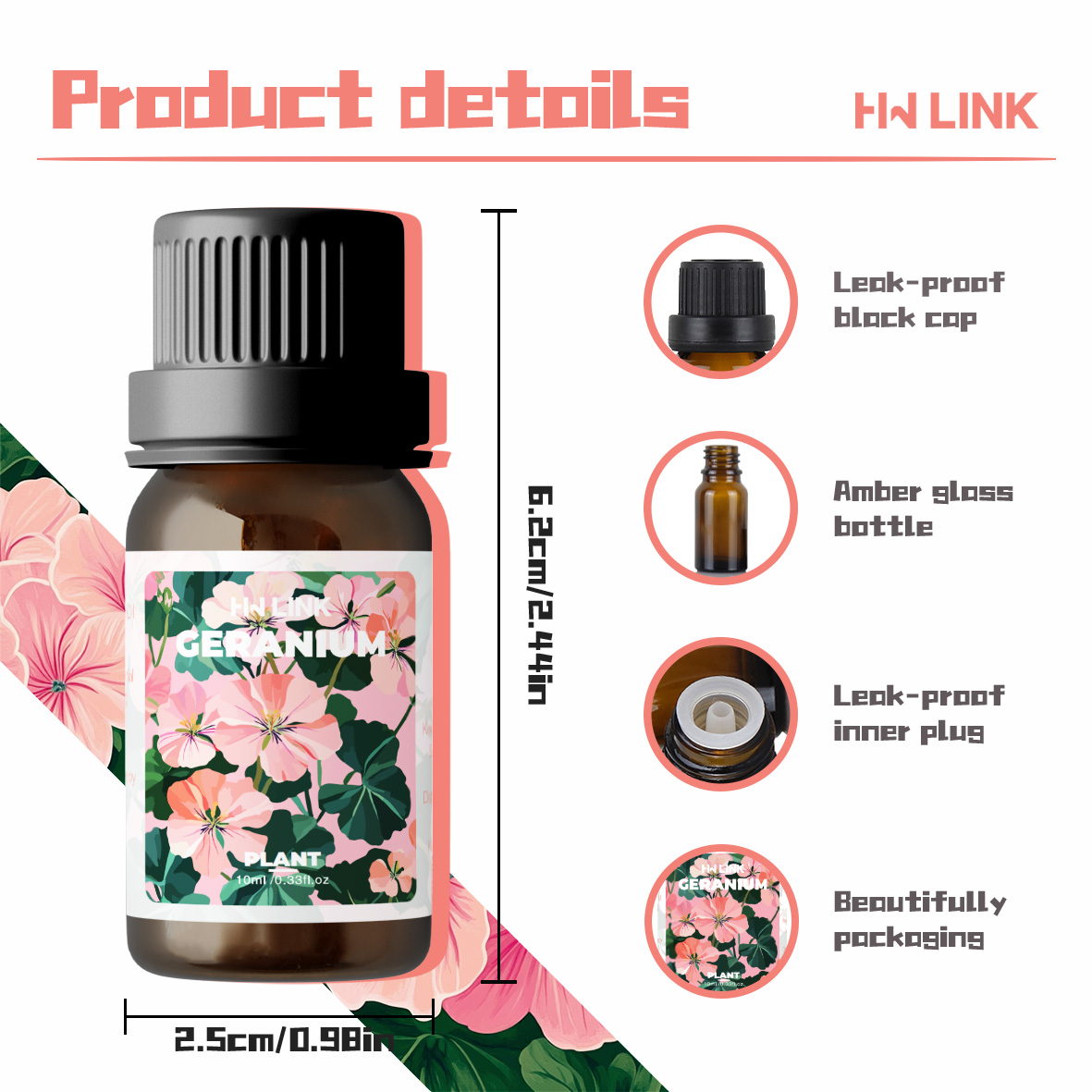 Geranium etherische oliën 10ml - Aromatherapy Diffuser recensie en prijs