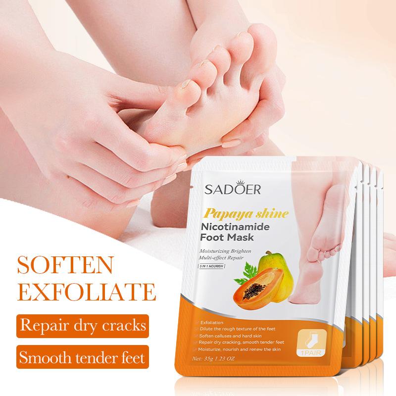 1 paar SADOER Fruit Voetmasker - Foot Spa recensie en prijs