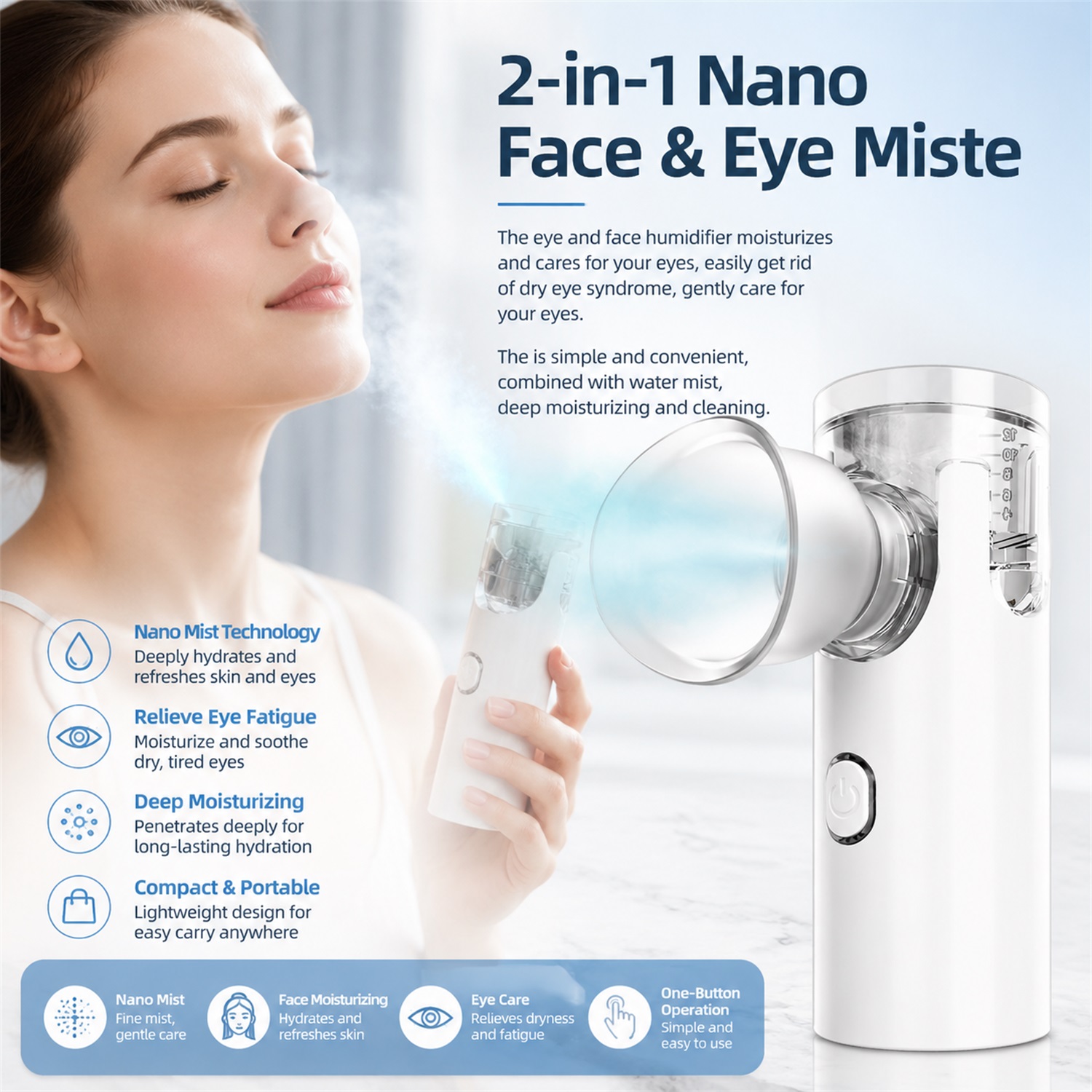 2-IN-1 Mesh Gezichtsstoomappar - Face Steamer recensie en prijs